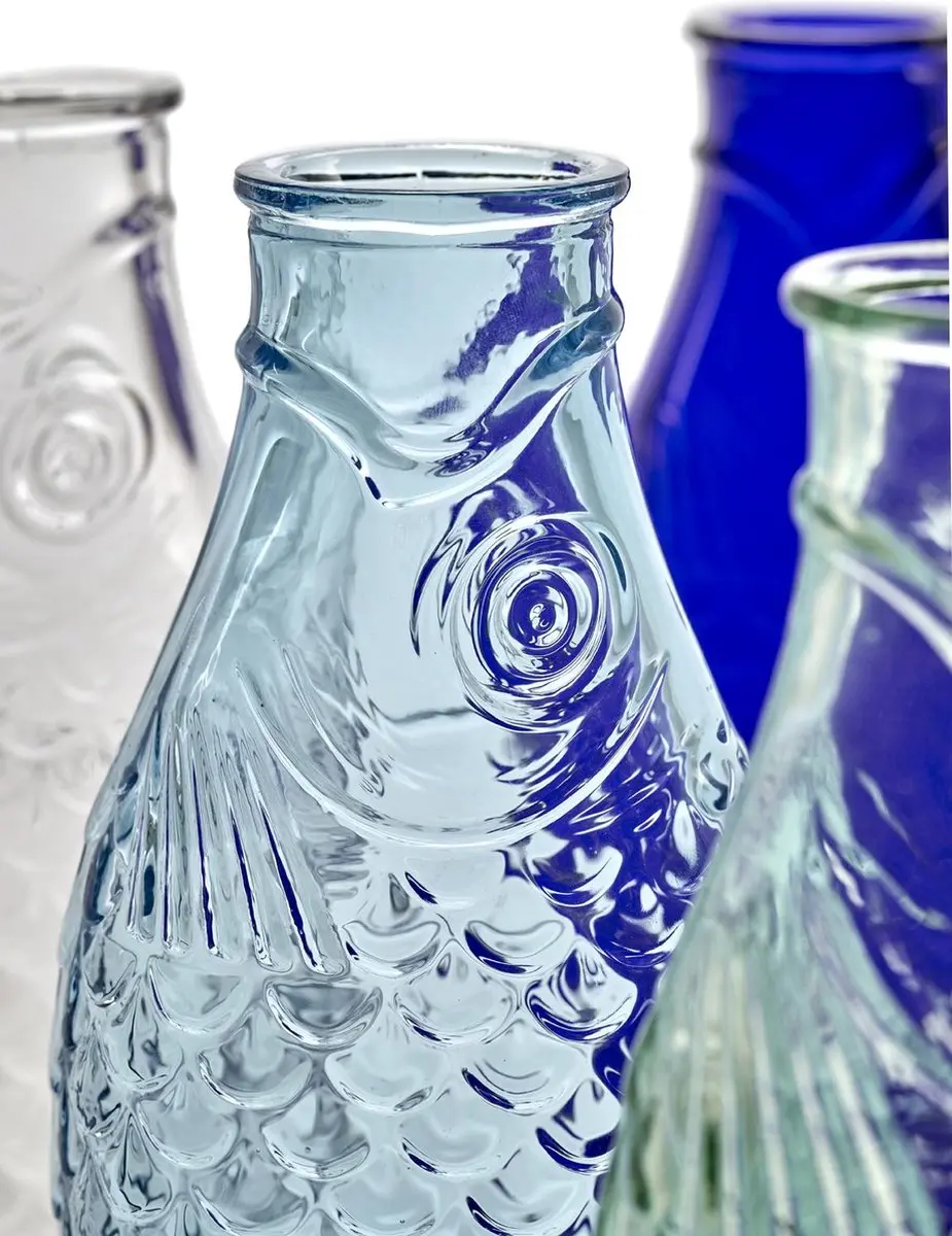 Serax Paola Navone Fish & Fish Karaf - 85cl - Kobaltblauw