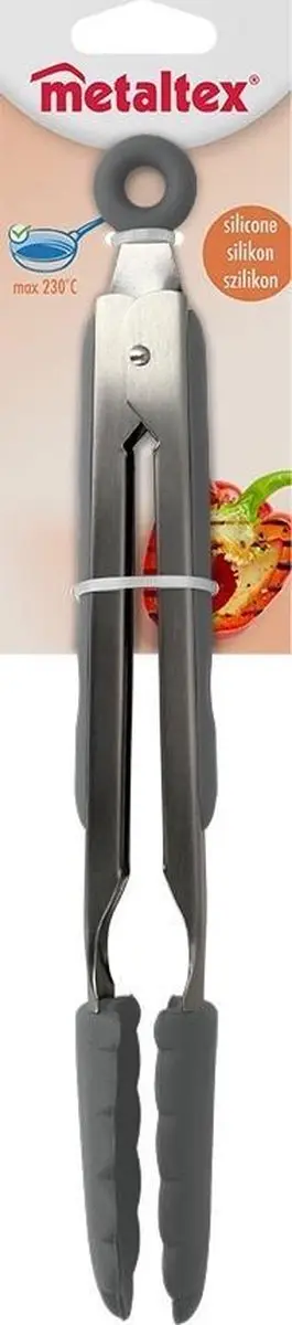 Metaltex Serveertang Vleestang Multi Gebruik 26,5cm - RVS Siliconen