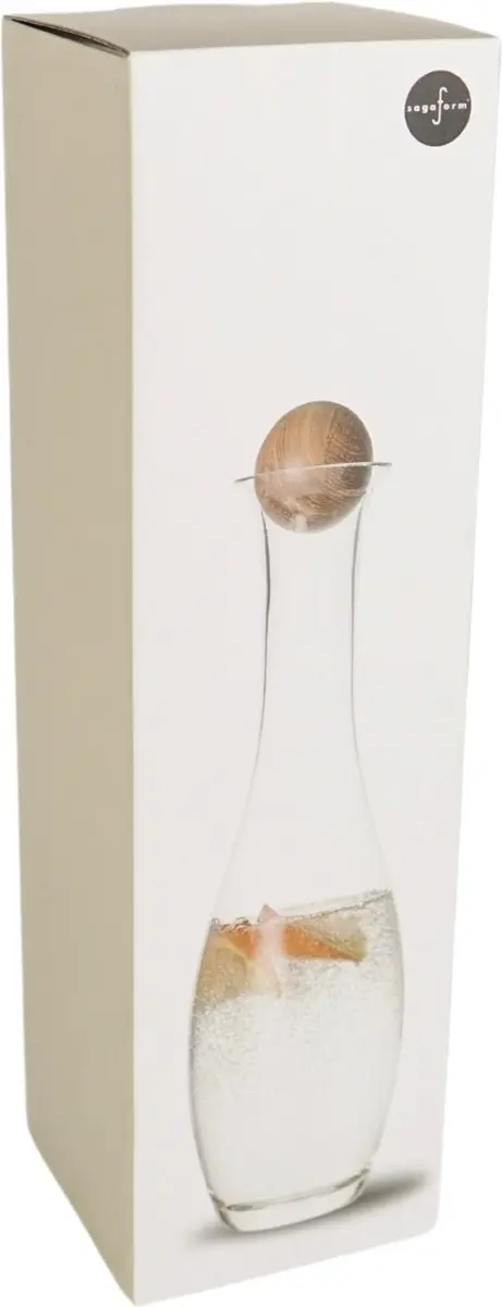 Sagaform Nature Karaf 1L - Transparant