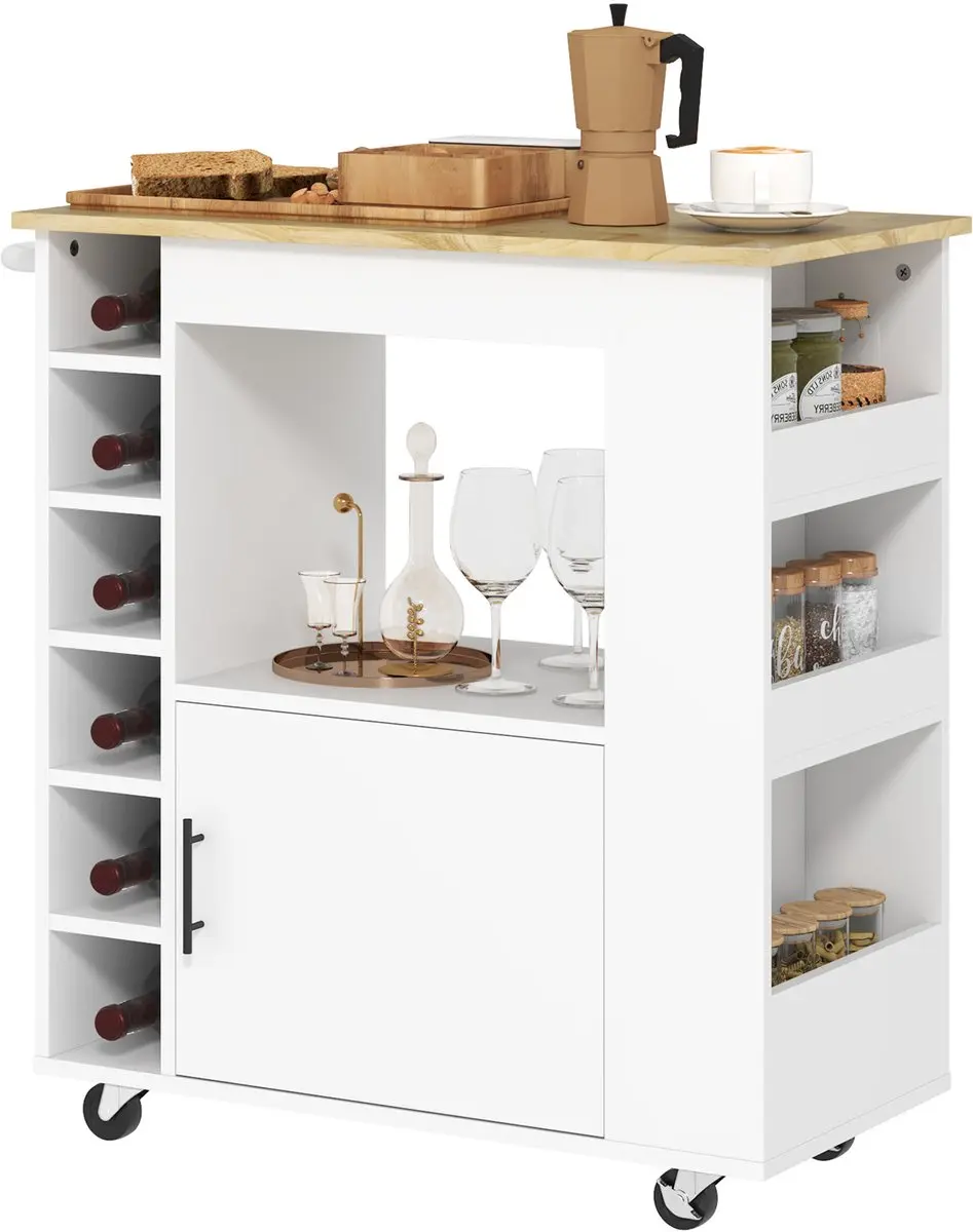 Homcom Keukenwagen 83L x 40B x 83Hcm