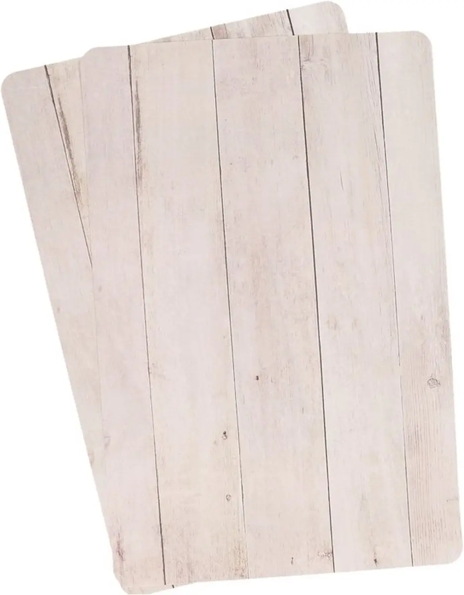 Cosy&Trendy Tafel Placemats Houten Planken 2 Stuks