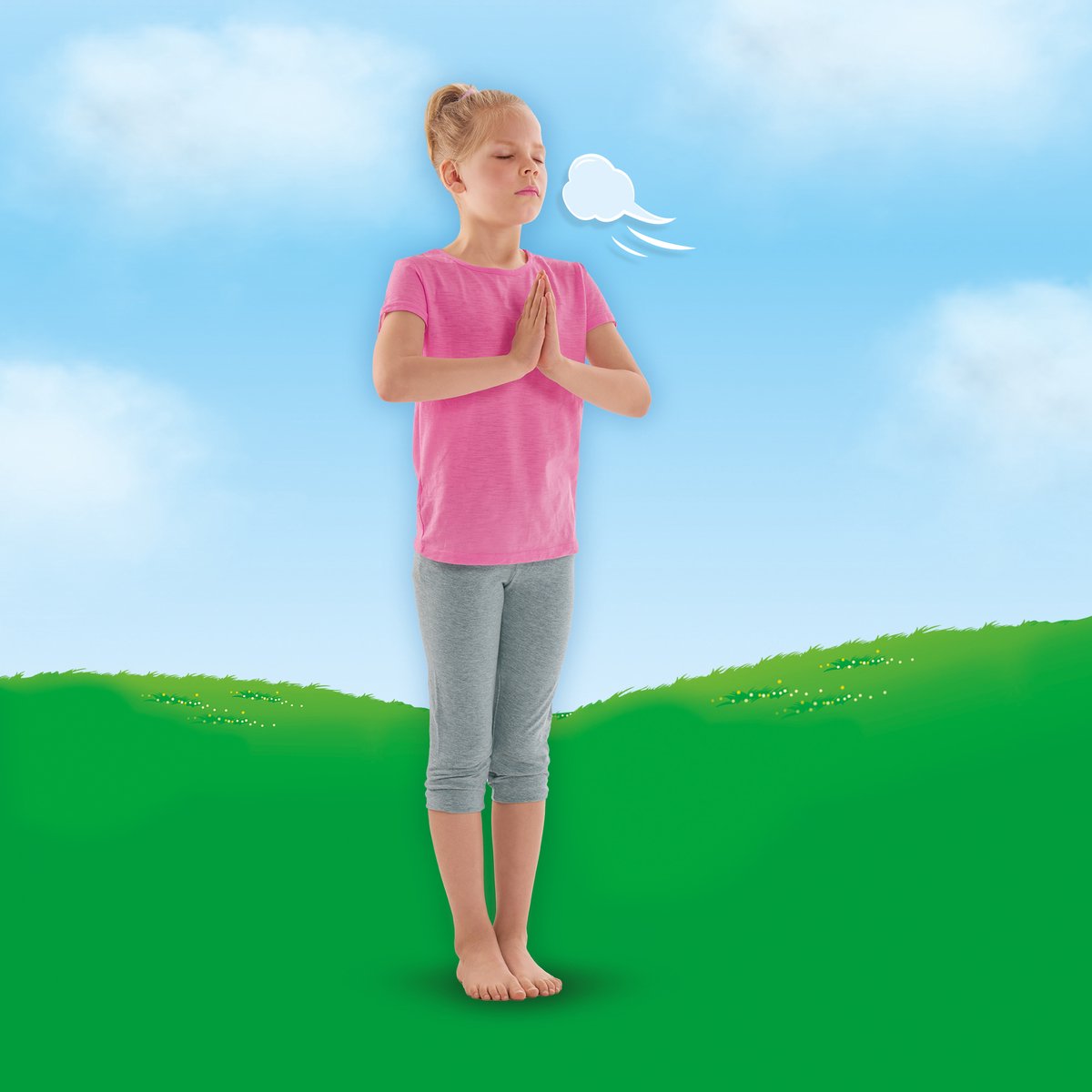 SES Creative 02407 - Zen Yoga Kaarten - Ademhalingsoefeningen - Mindfulness voor kinderen - 28 voorbeeldkaarten - Oefeningen bij emoties zoals blij of boos
