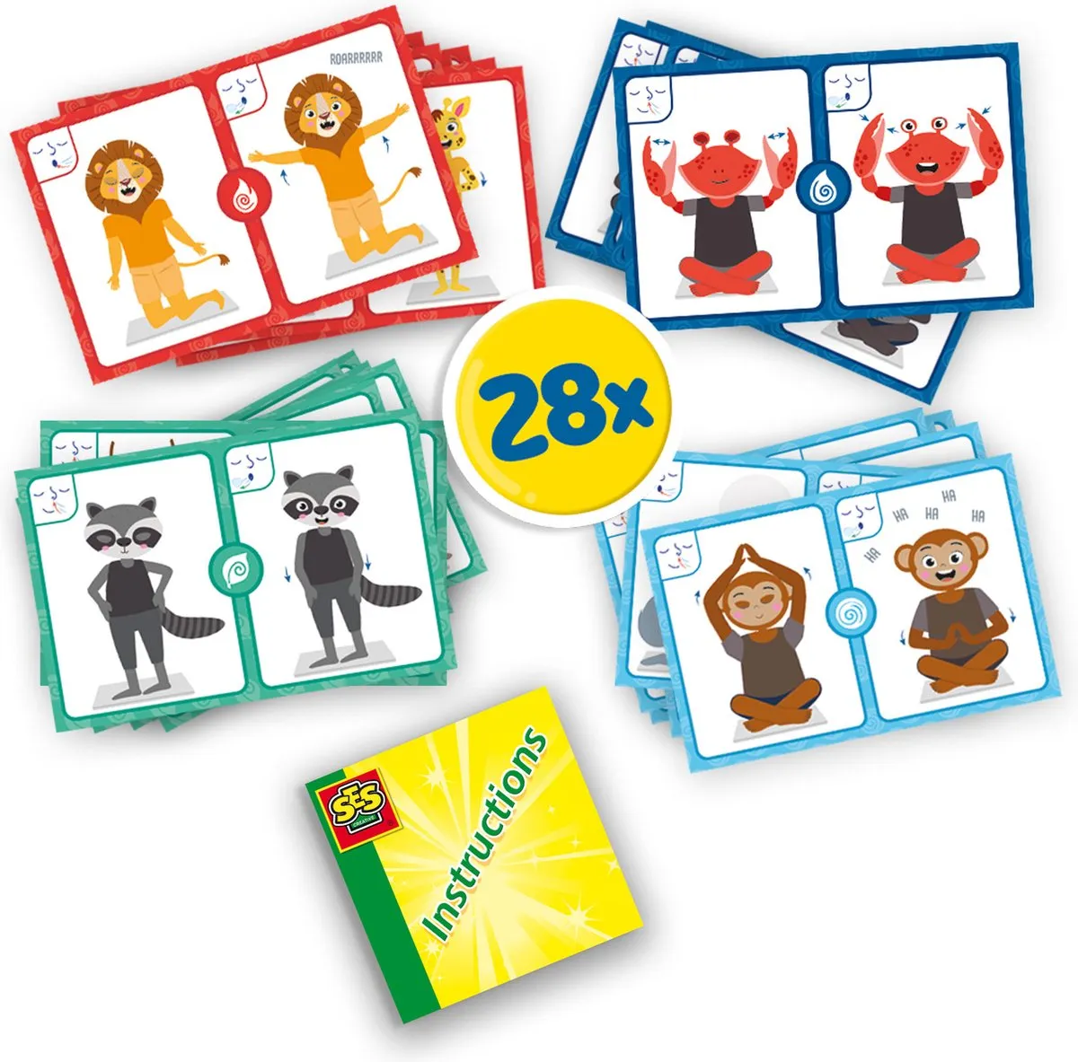 SES Creative Zen Yoga Kaarten - 28 Stuks - Meerkleurig - afbeelding 6 van 6