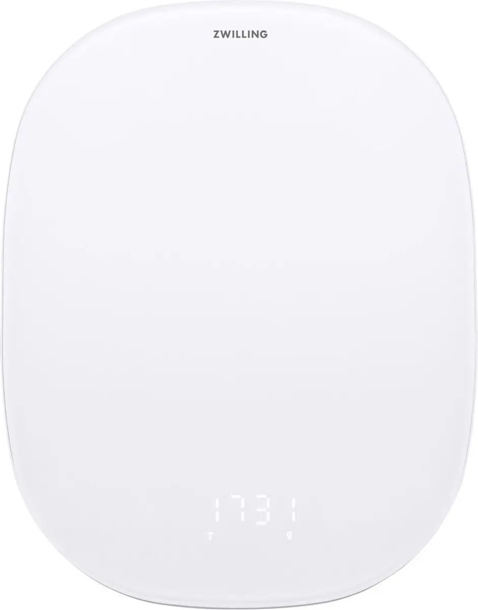 Zwilling Enfinigy Digitale Keukenweegschaal 10kg - Zilver/Wit