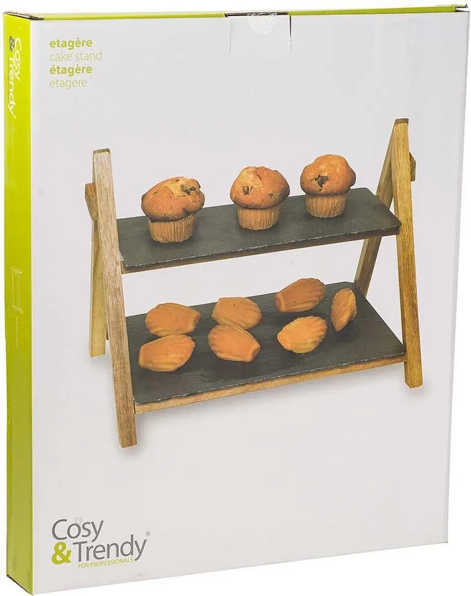 Cosy&Trendy Etagere Leisteen - 36,5x42,5x8cm