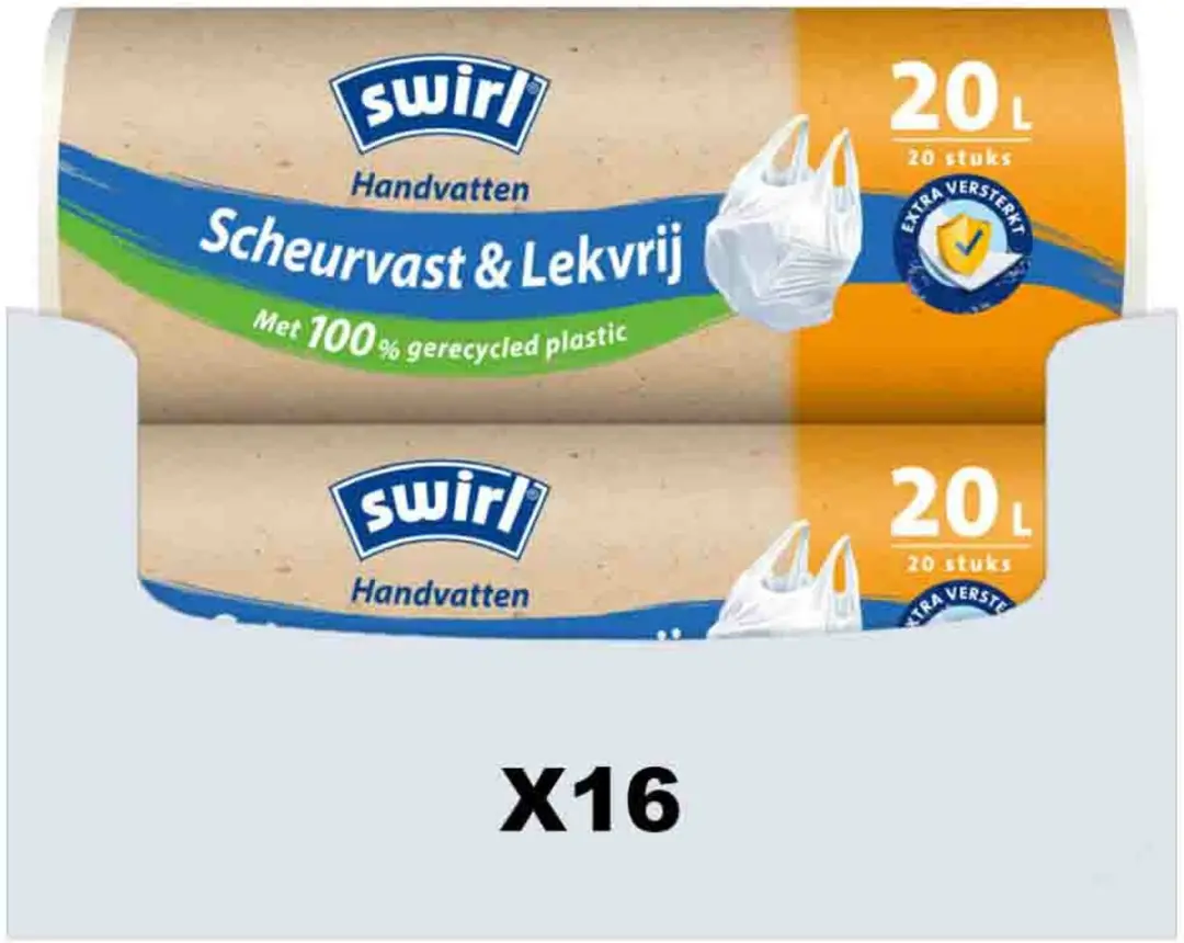 Swirl Vuilniszakken 20L HDPE