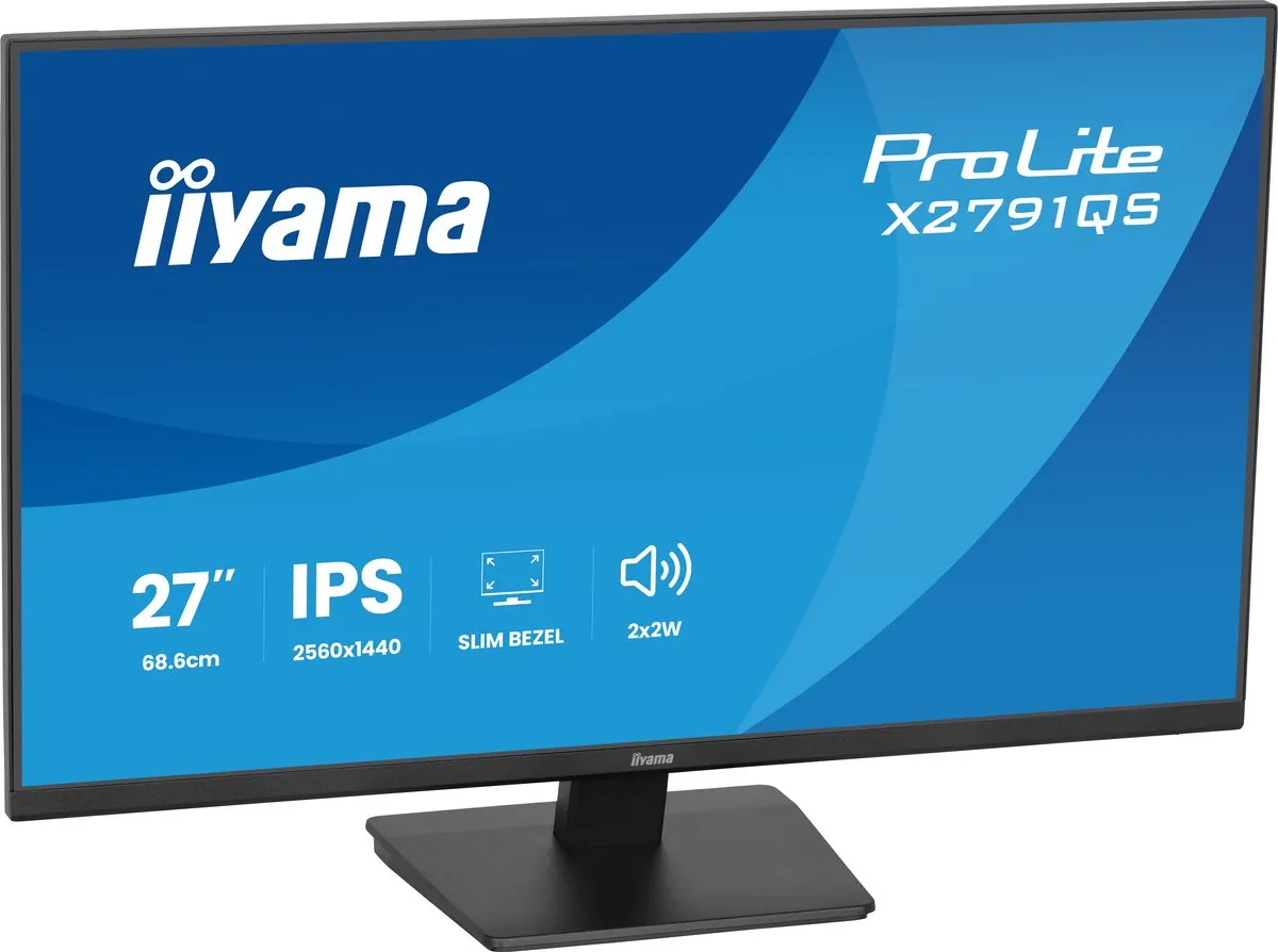 iiyama ProLite X2791QS-B1 Monitor 27" QHD IPS - Zwart