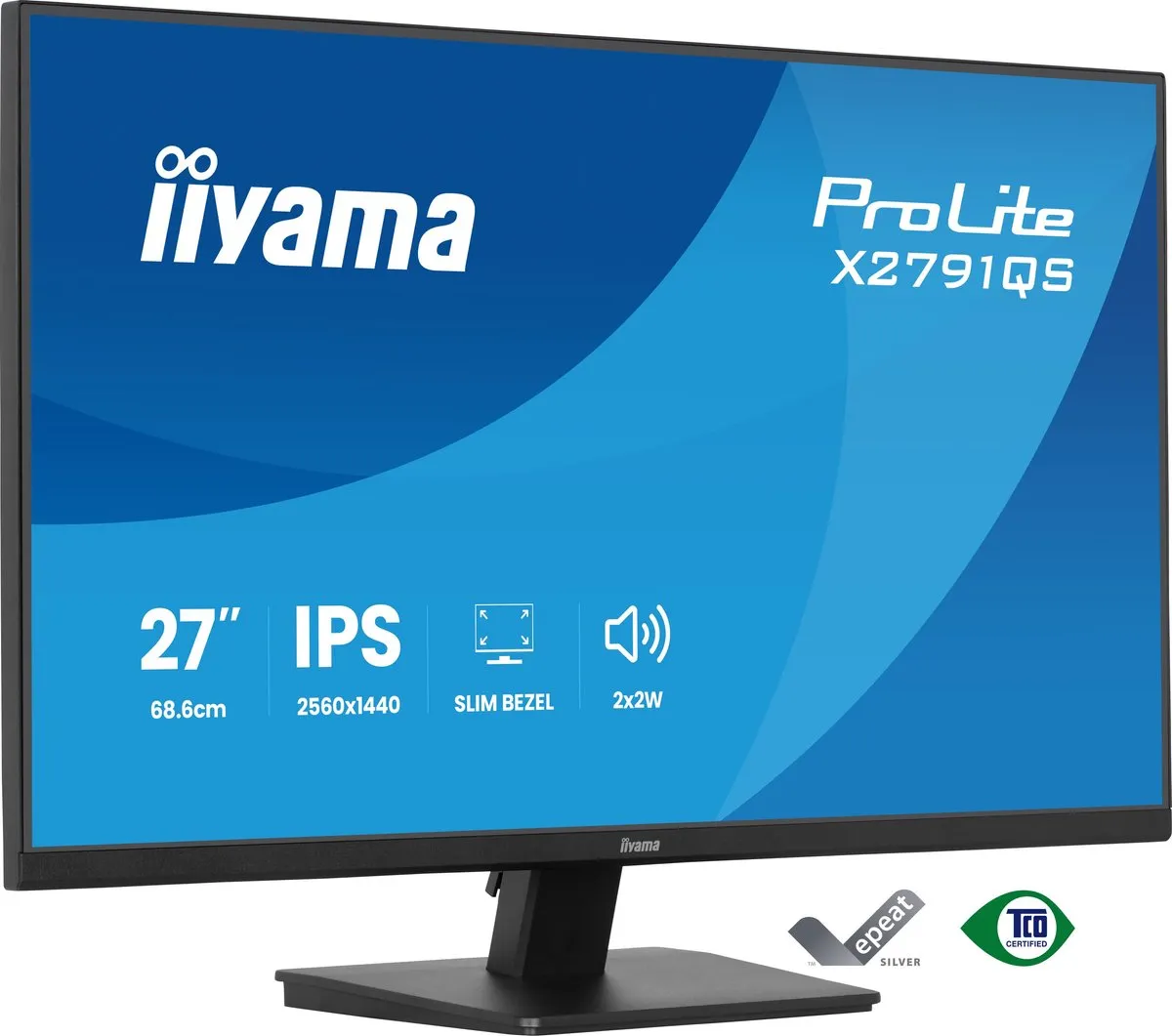iiyama ProLite X2791QS-B1 Monitor 27" QHD IPS - Zwart