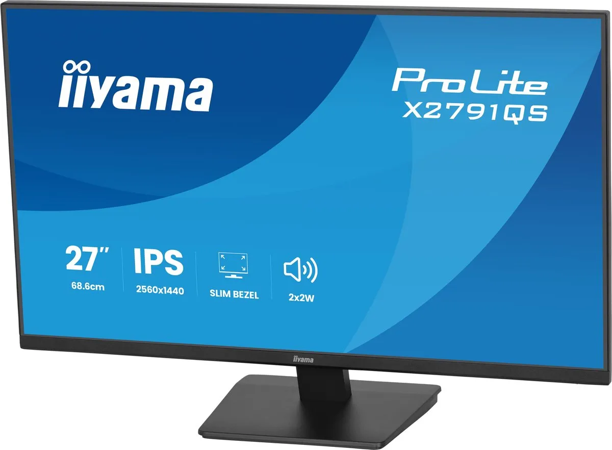 iiyama ProLite X2791QS-B1 Monitor 27" QHD IPS - Zwart