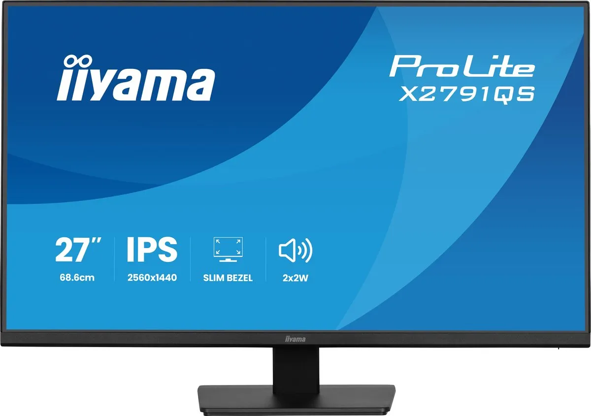 iiyama ProLite X2791QS-B1 Monitor 27" QHD IPS - Zwart