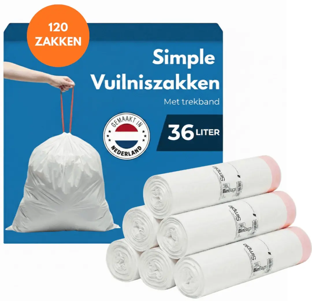 Simple Vuilniszakken 36L