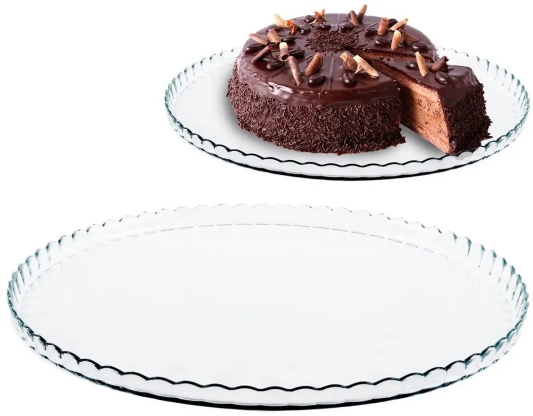 Pasabahce Patisserie Glazen Taartschaal 32cm