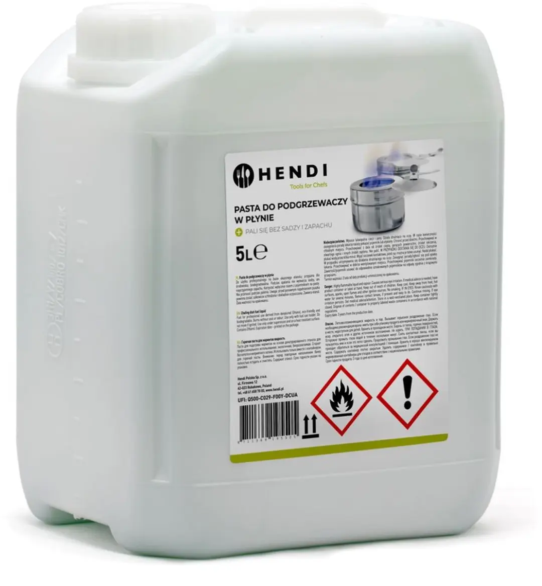 Hendi Brandpasta Ethanolgel 5L