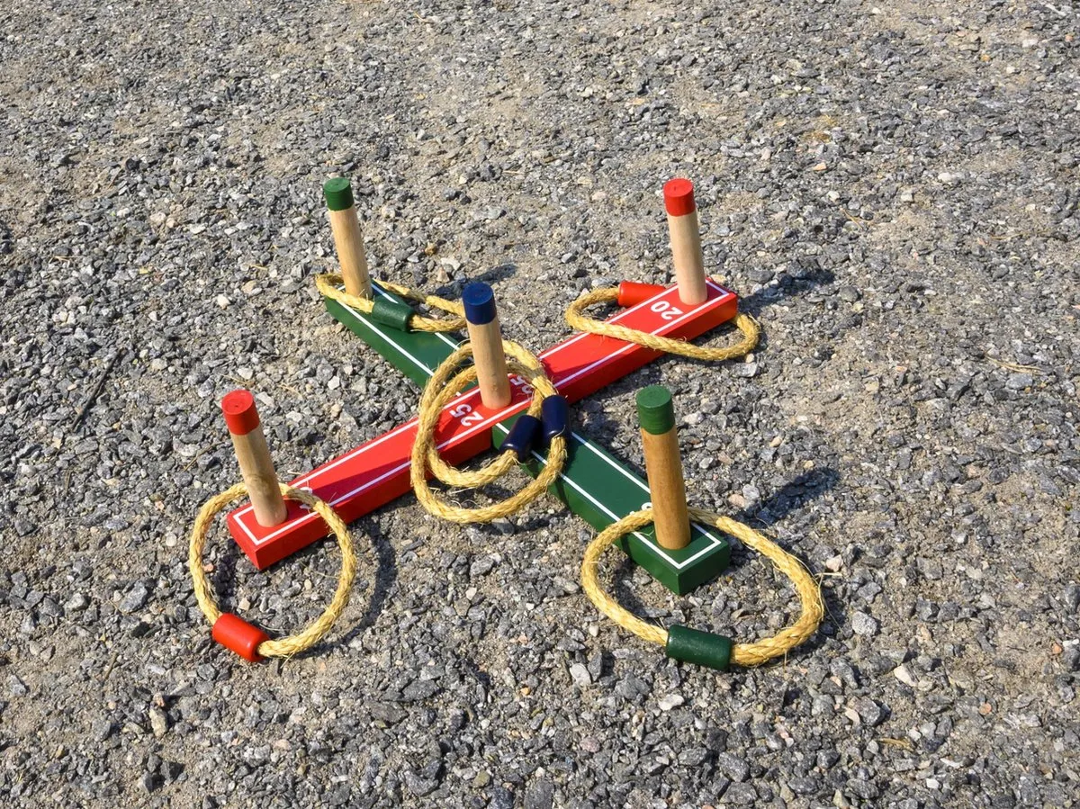 Tactic Ring Werpen 56327 - Touwringen & Houten Bord