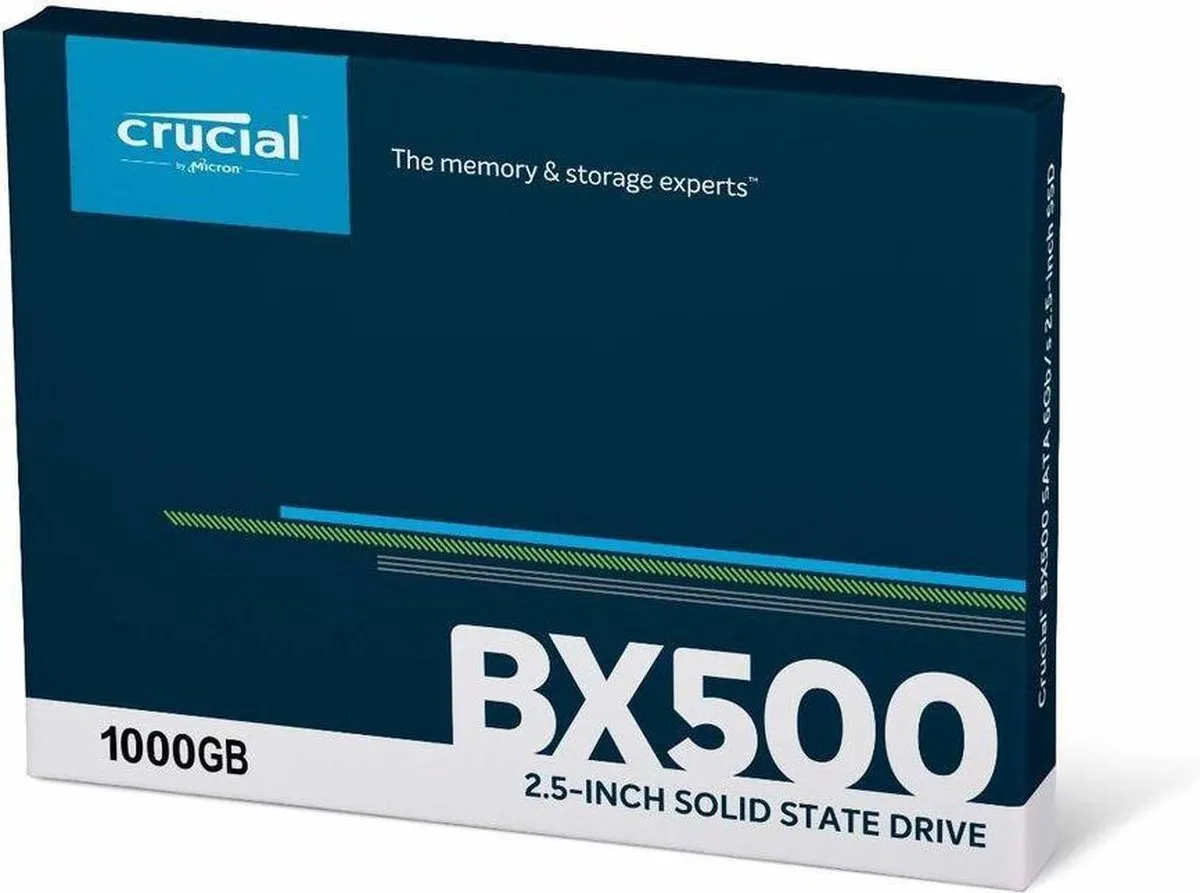 Crucial BX500 CT1000BX500SSD1 Interne SSD 1TB - 2,5 inch