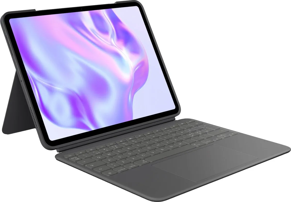 Logitech Combo Touch iPad Pro 13" M4 Toetsenbordcase - Grijs