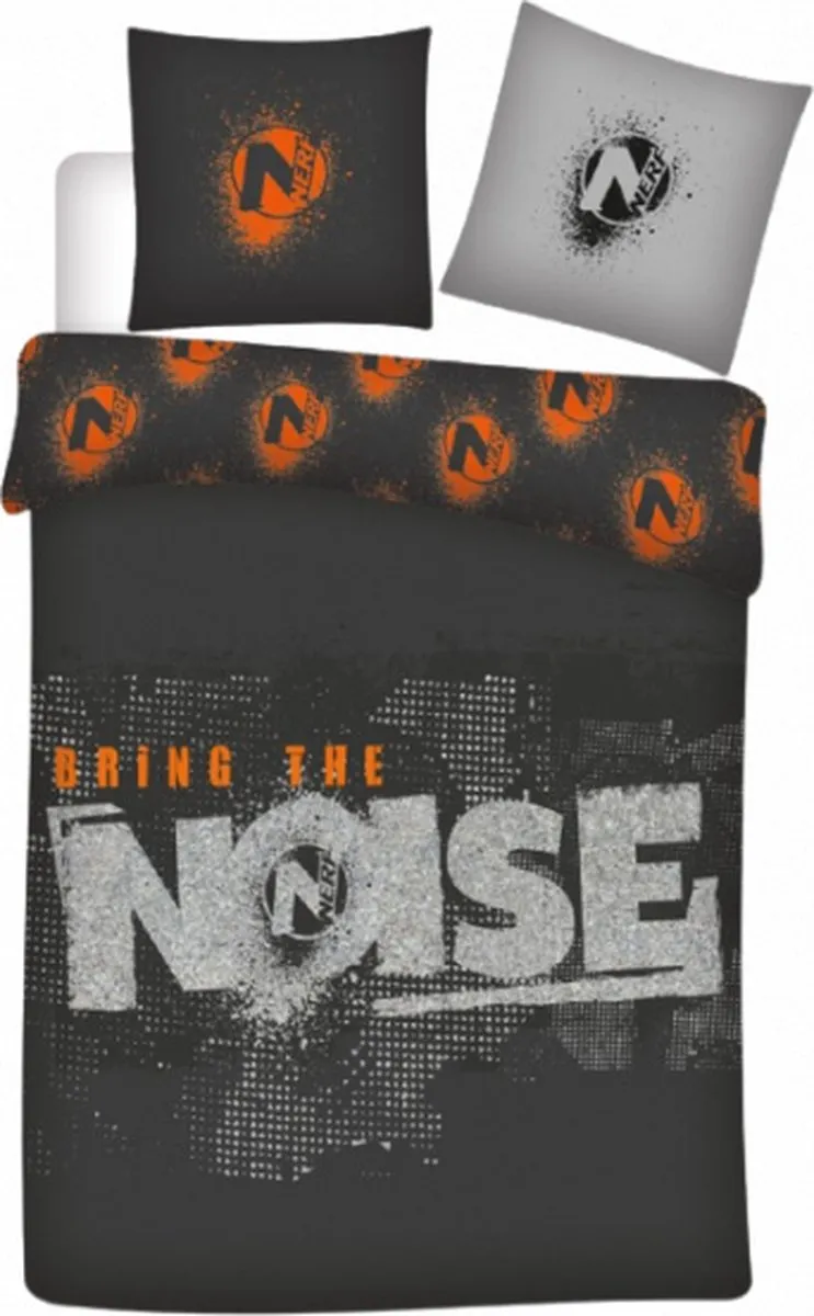 Nerf Noise Dekbedovertrek 140x200cm - Grijs