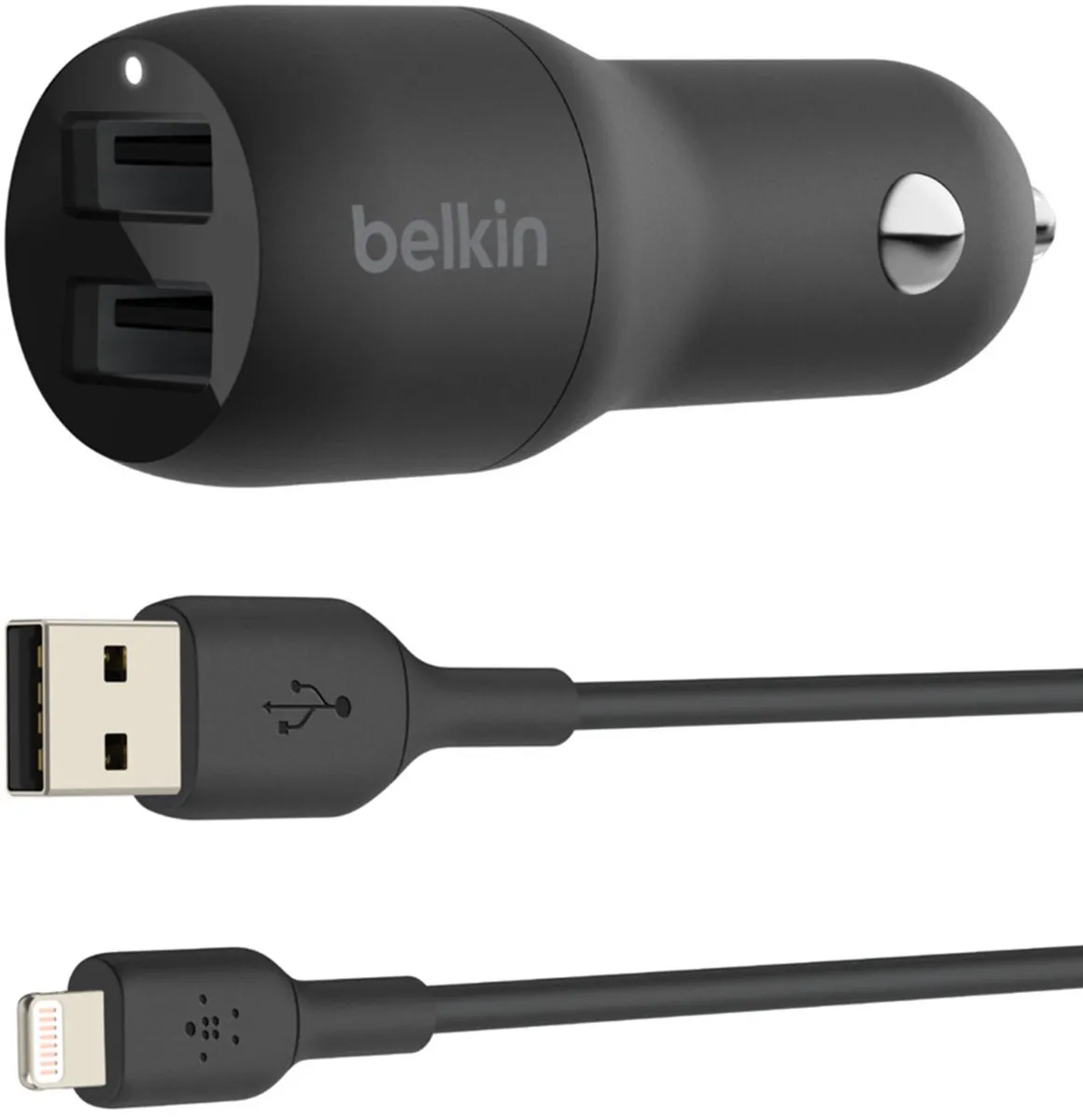 Belkin Dual USB Autolader 24W CCD001bt1MBK