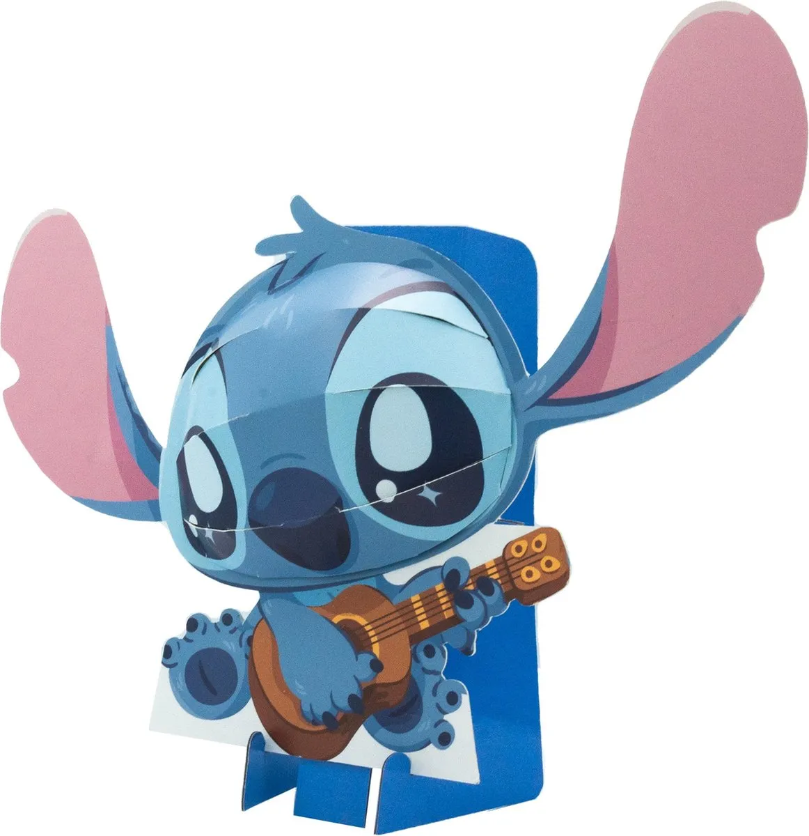 Disney Stitch 3D Pop Head Staand Verzamelfiguur 30cm - Met Gitaar - afbeelding 4 van 4