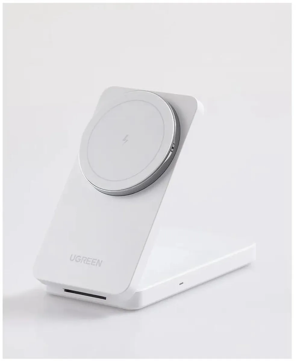 Ugreen 2-in-1 20W MagSafe Oplader Wit - 2 Outputs