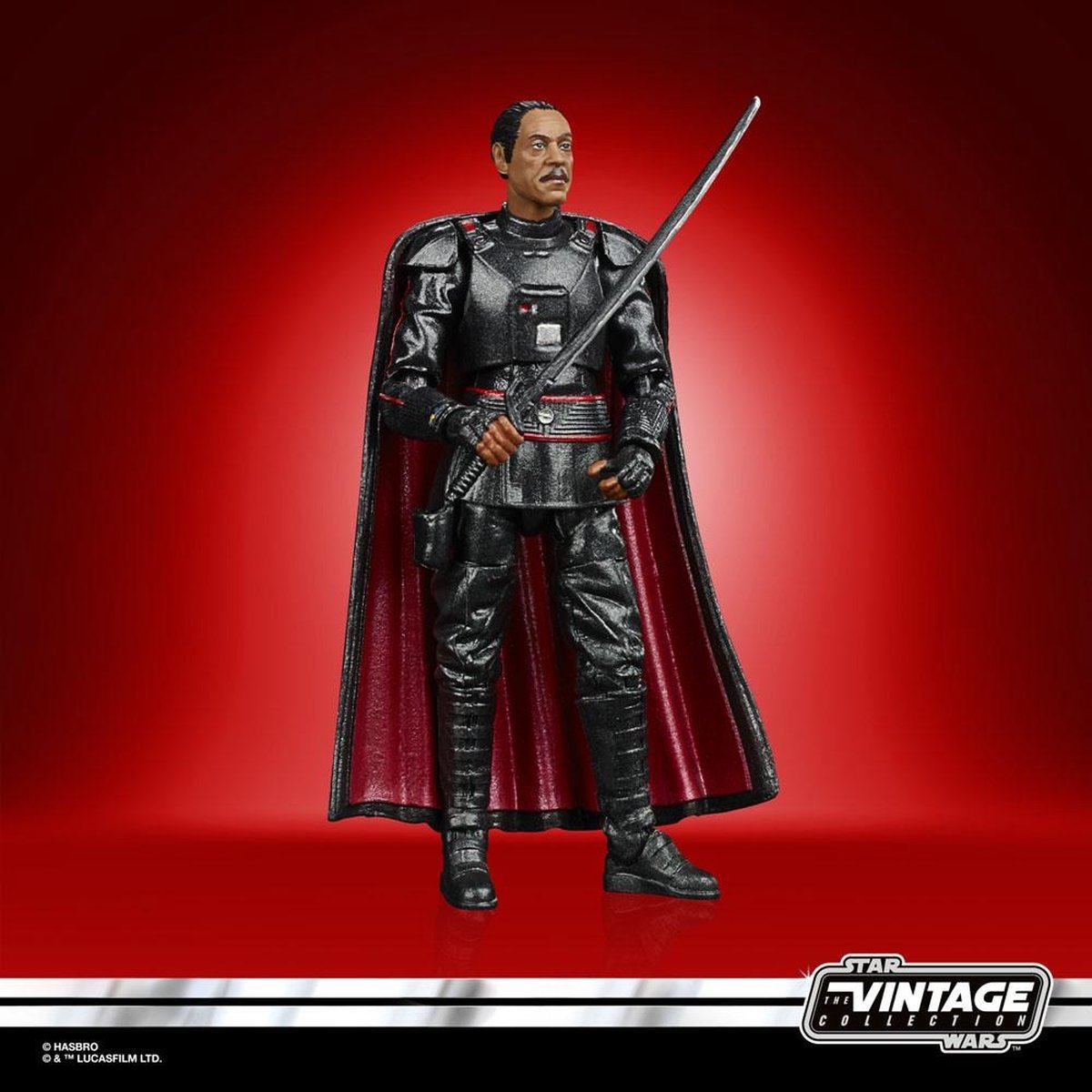 Hasbro Star Wars Actiefiguur Moff Gideon 10 cm The Mandalorian Vintage Collection Carbonized 2021 Multicolours