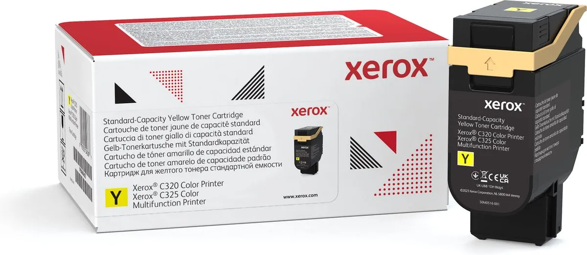 Xerox C320/C325 Tonercassette Geel 1.800 Pagina's