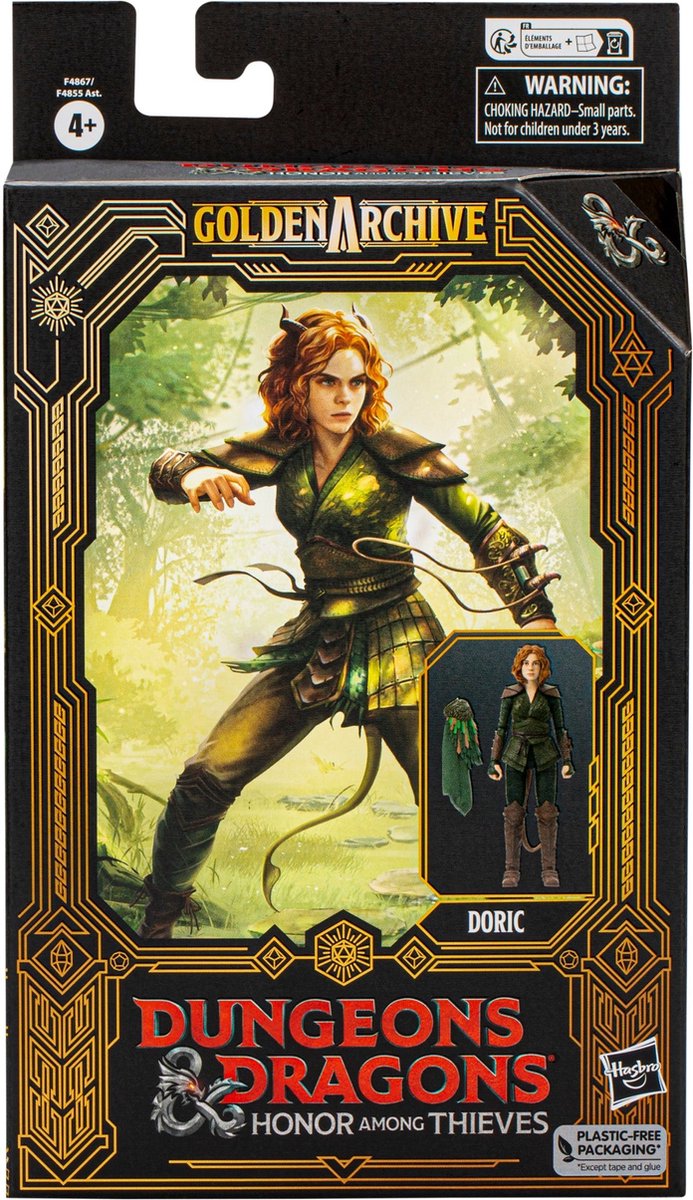 Hasbro Dungeons & Dragons - Honor Among Thieves Golden Archive Doric 15 cm Actiefiguur - Multicolours