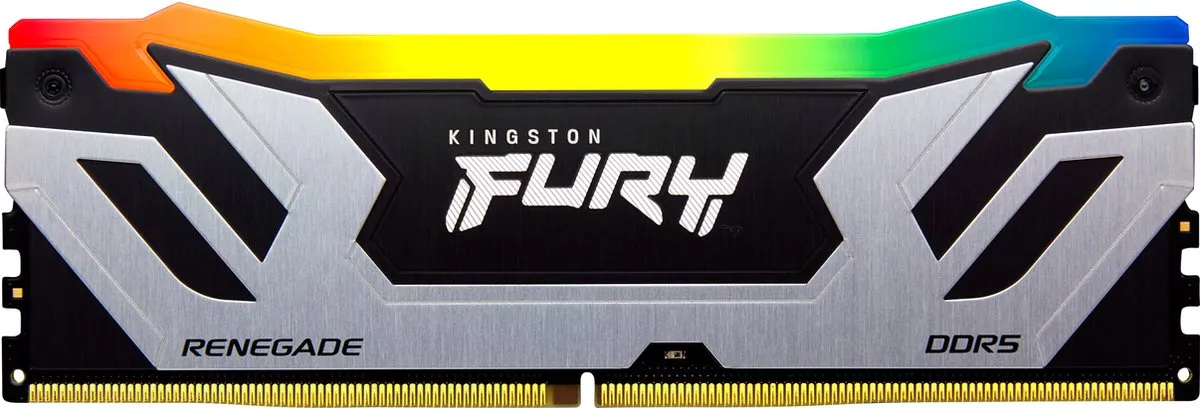 Kingston Technology FURY 24GB 8400MT/s DDR5 CL40 CUDIMM Renegade RGB Silver XMP