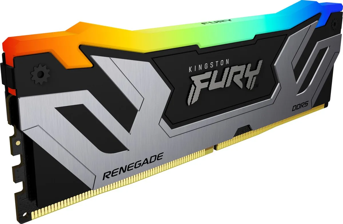 Kingston Technology FURY 24GB 8400MT/s DDR5 CL40 CUDIMM Renegade RGB Silver XMP