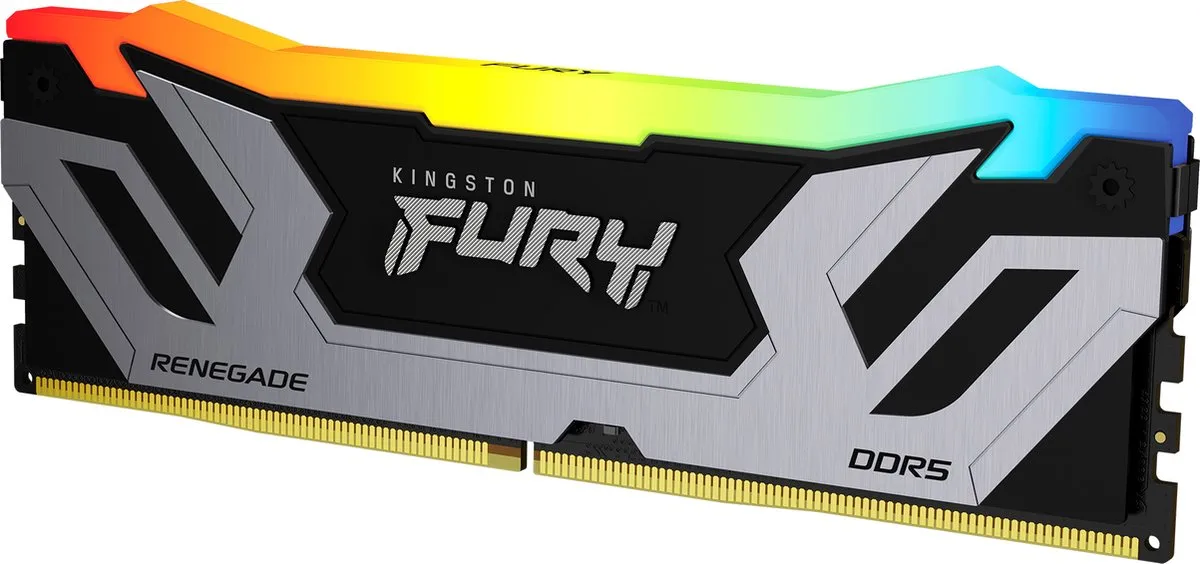 Kingston Technology FURY 24GB 8400MT/s DDR5 CL40 CUDIMM Renegade RGB Silver XMP