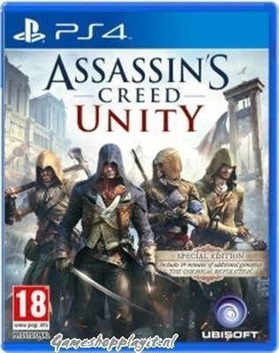 Ubisoft Assassin's Creed Unity - PS4 - 4 Spelers Online