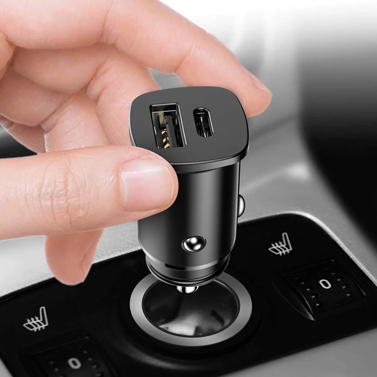 Baseus CCALL-AS01 Universele USB + USB-C Snellader 30W - Zwart