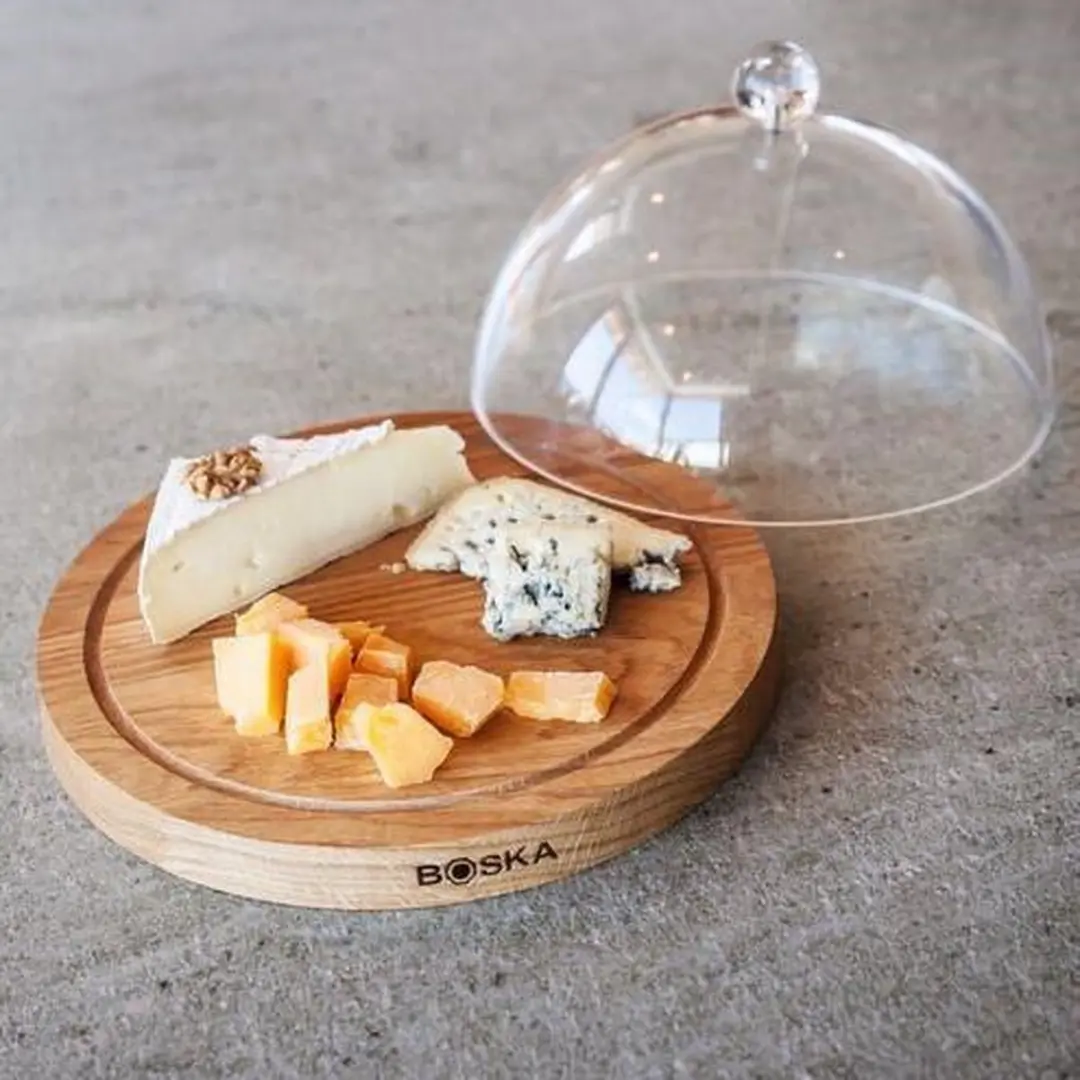 Boska Friends Serveerplank Rond met Stolp - Ø24cm