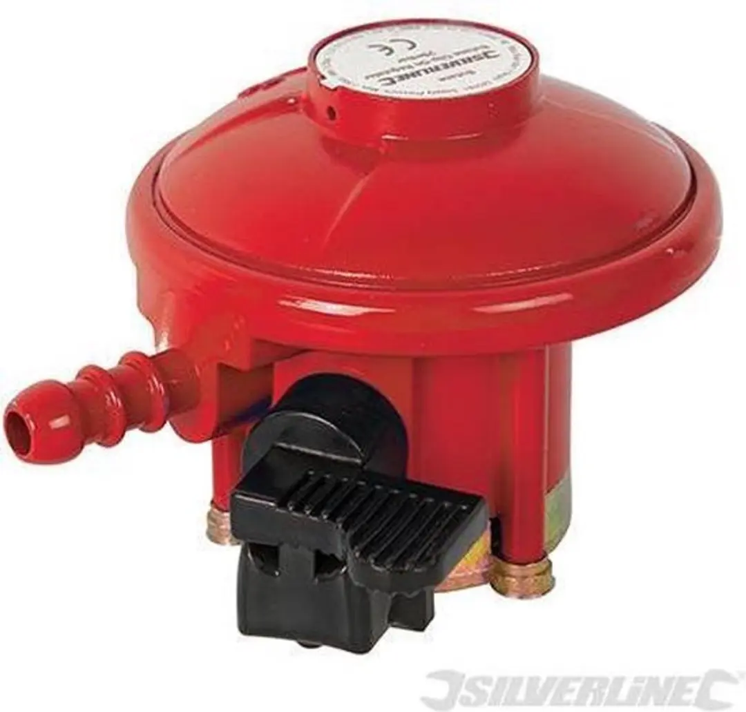 Silverline Gasdrukregelaar 27mm - 37 mbar - Propaan