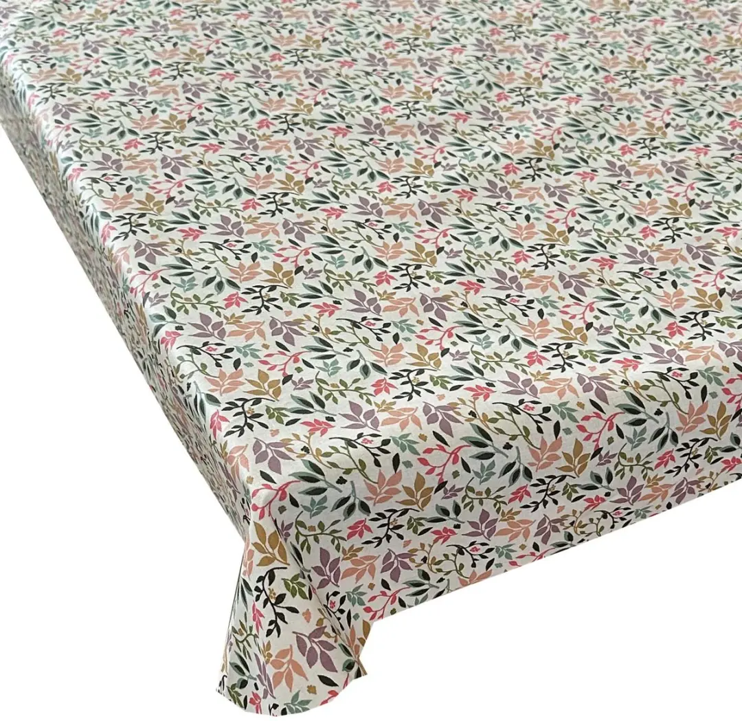 BINK Bedding Tafelzeil Iris 145x500cm - Acryl gecoat Katoen - Roze