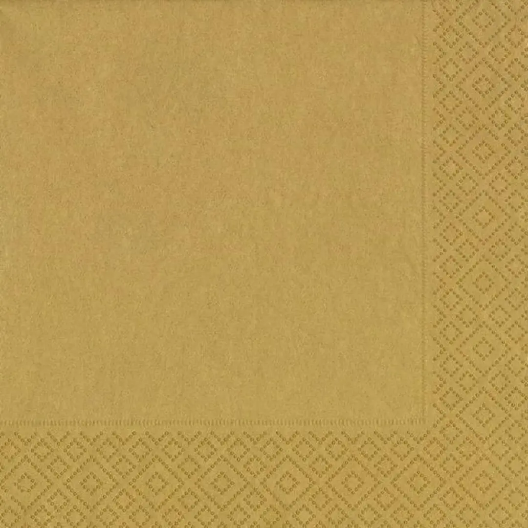 Duni Gouden Glitter Tafelservetten 33x33cm