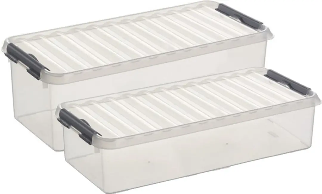 Sunware Q-line Opbergboxen Set 4 Stuks
