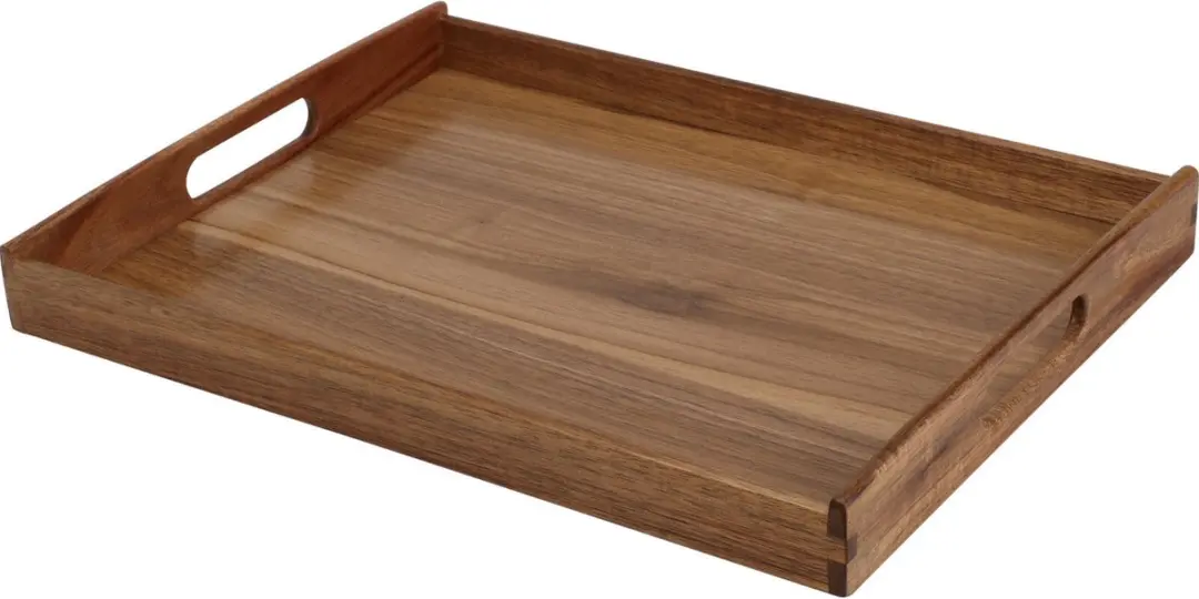 Excellent Houseware Bamboe Dienblad 2x - 40x30x5cm - Bruin