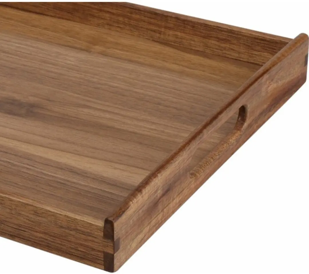 Excellent Houseware Bamboe Dienblad 2x - 40x30x5cm - Bruin