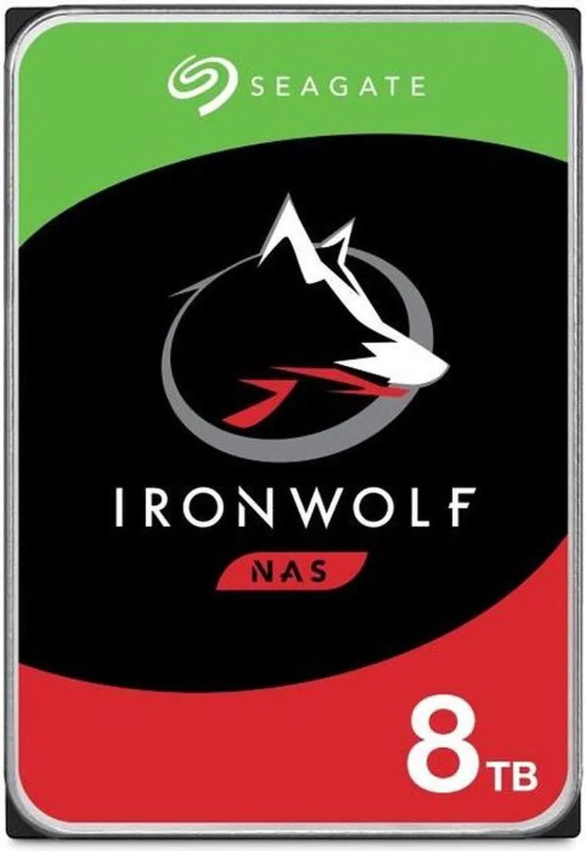 Seagate IronWolf ST8000VN004 8TB NAS Harde Schijf - 7200rpm