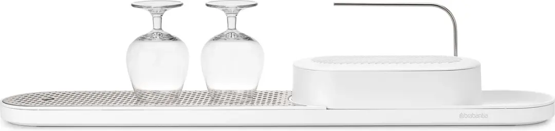 Brabantia SinkStyle Gootsteenorganizer 2-delig - Mineral Fresh White