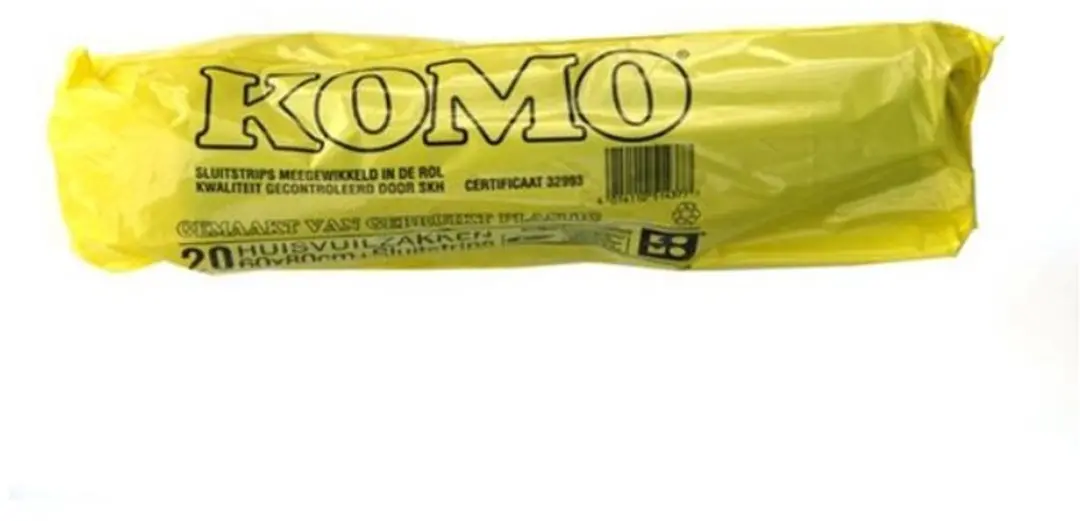 KOMO Afvalzakken 60L - 20 Stuks