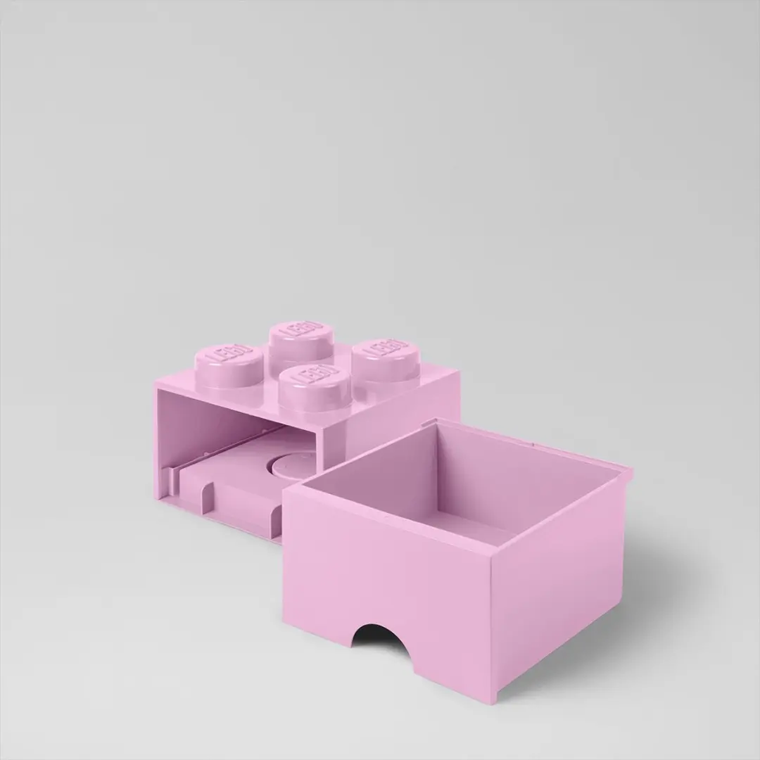 LEGO Brick 4 Opbergbox Roze - 6L