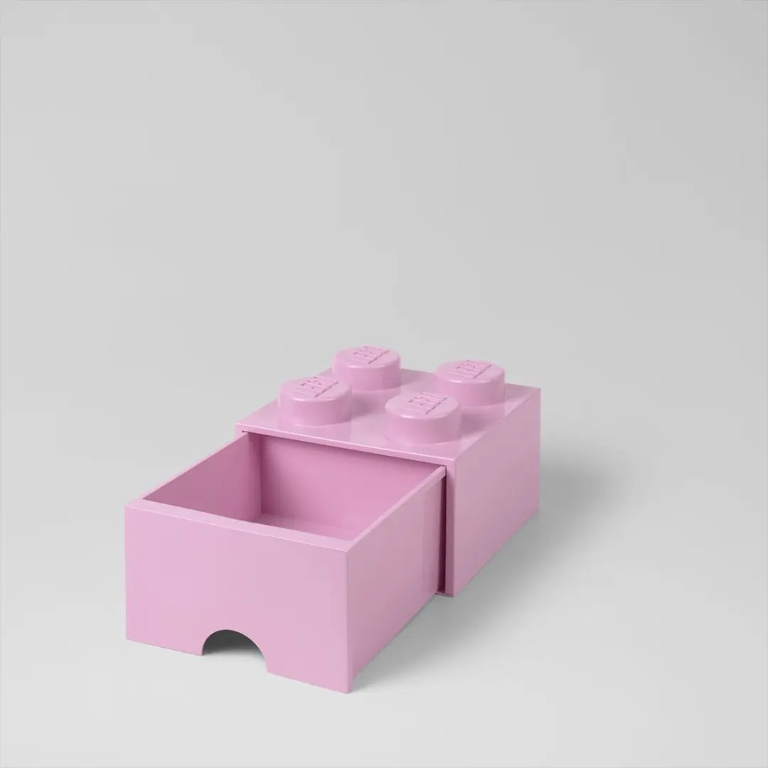 LEGO Brick 4 Opbergbox Roze - 6L