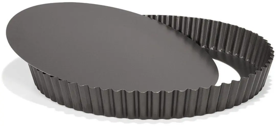 Patisse Bakvorm 28cm - 2 Stuks - Losse Bodem - Zwart