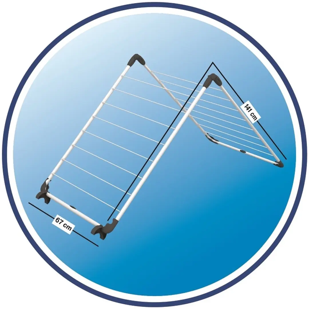 Vileda Acrobath Droogrek 10m - MPN 157233 - afbeelding 6 van 6