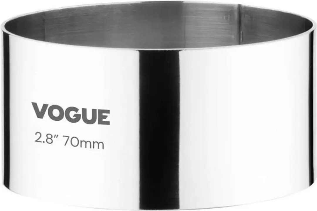 Vogue Ronde Kookring Professional Ø7x3,5cm