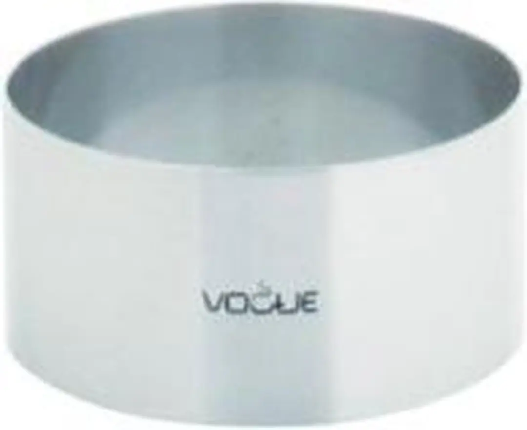 Vogue Ronde Kookring Professional Ø7x3,5cm - Zilver