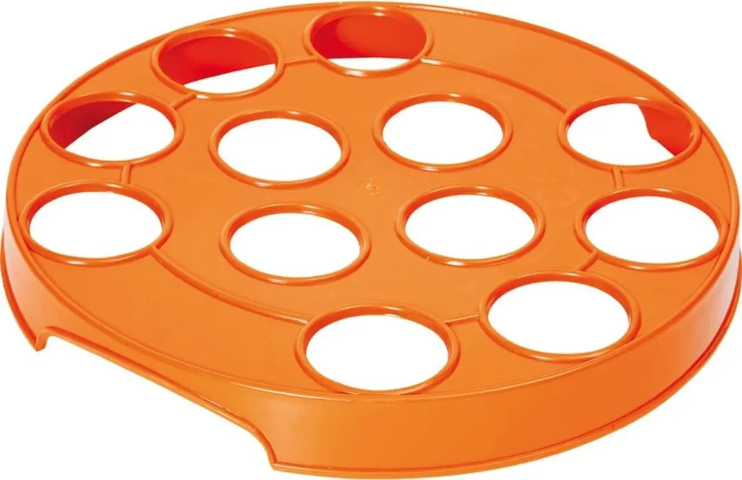 Hendi Bierglasdrager 12 Glazen - Ø5,5cm - Oranje