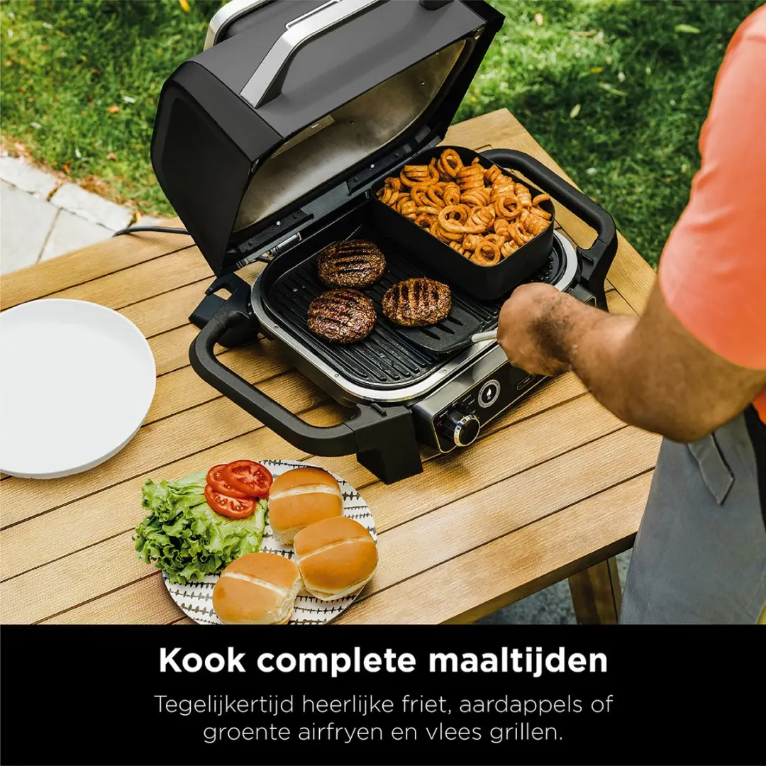 Ninja Woodfire Barbecuemand - Zwart - afbeelding 6 van 6